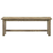 Cardova - 51" Solid Wood Dining Bench - Vineyard Oak - Simple Home Plus