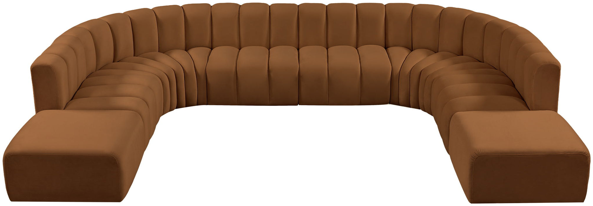 Arc - Velvet Modular Sectional - Simple Home Plus