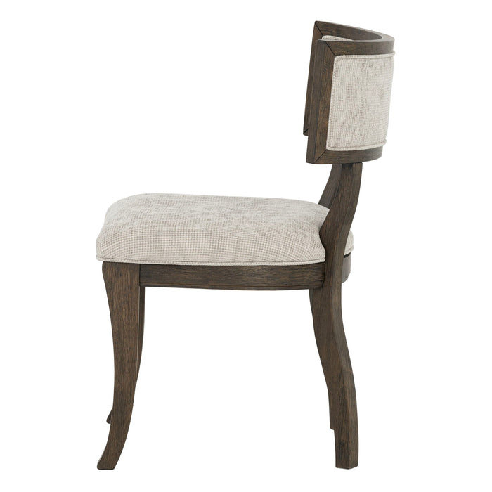 Marie - Dining Chair (Set of 2) - Beige / Brown - Simple Home Plus