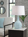 Rylanton - Glass Table Lamp - Aqua - Simple Home Plus