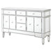 Duchess - 5-Drawer Mirrored Storage Accent Cabinet - Silver - Simple Home Plus