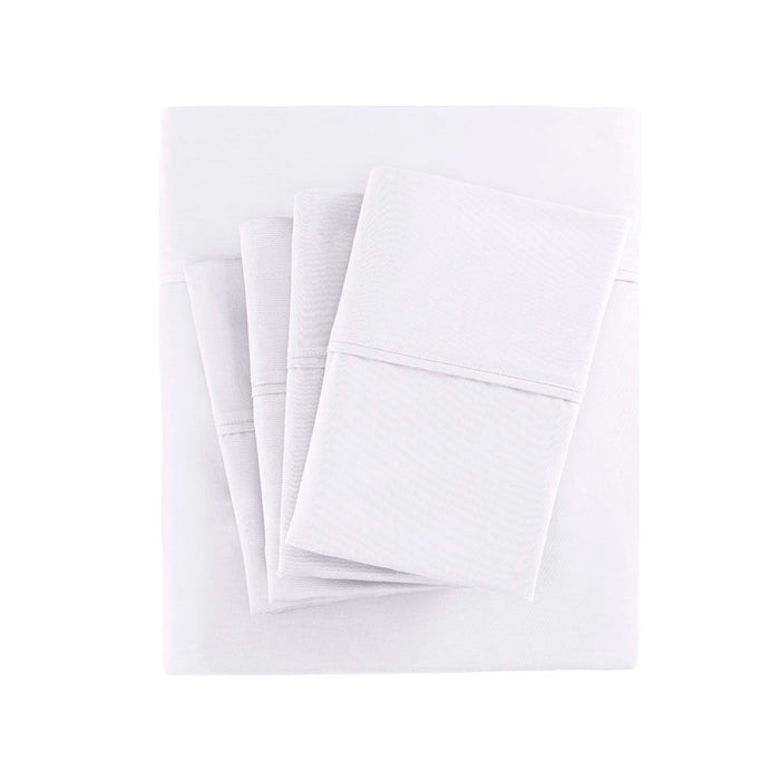 Split King 800 Thread Count Sheet Set - White - Simple Home Plus
