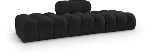 Ames - 3 Piece Boucle Upholstered Modular Sofa With 2 Backless Seats - Simple Home Plus