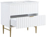 Modernist - Bathroom Vanity With Gold Legs - Simple Home Plus