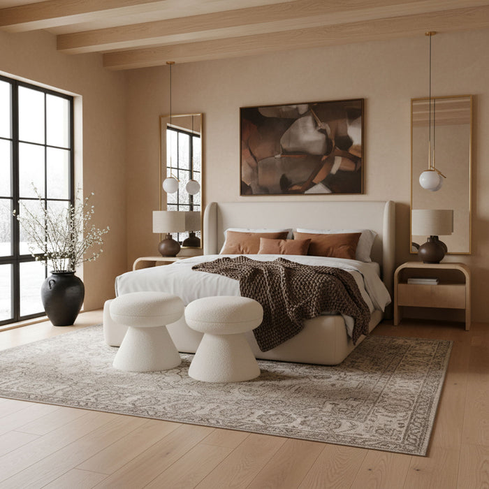 Warby - Upholstered Bed - Simple Home Plus
