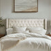 Amelia - King Upholstery Headborad - Cream - Simple Home Plus