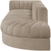 Rummi - Velvet Performance Fabric Upholstered 4 Piece Modular Sectional With Reverse Corner Chair - Simple Home Plus