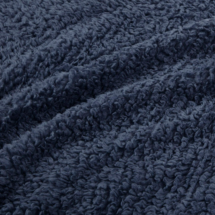 Burlington - Berber Blanket - Navy - Simple Home Plus