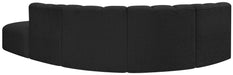 Arc - Boucle Fabric 5 Piece Corner Modular Sofa - Simple Home Plus
