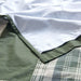 Mill Creek - Pieced Cotton Shower Curtain - Green - Simple Home Plus