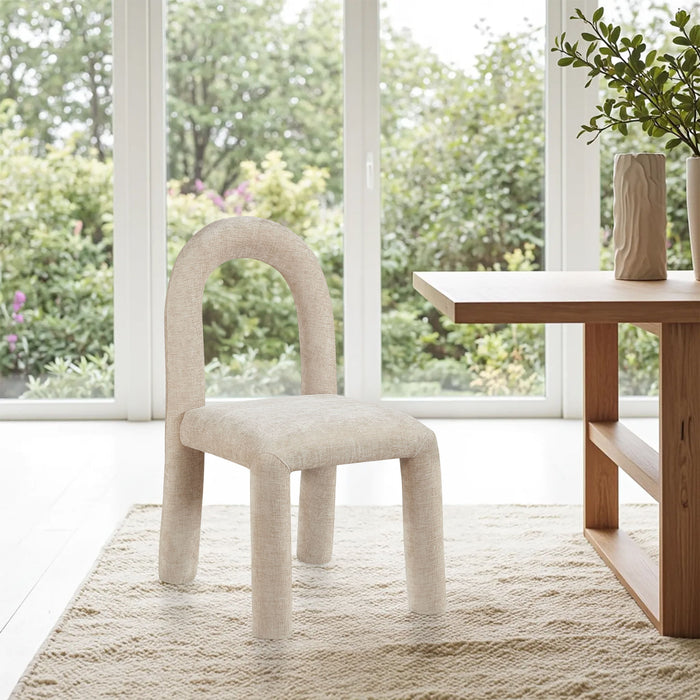 Amari - Chenille Fabric Dining Chair (Set of 2) - Simple Home Plus