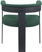 Romeo - Boucle Dining Chair With Black Base (Set of 2) - Simple Home Plus