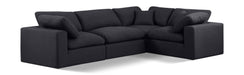 Comfy - 4 Piece Linen Fabric Modular Sectional - Simple Home Plus