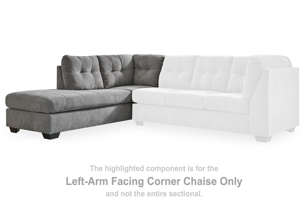 Marleton - Laf Corner Chaise - Gray - Simple Home Plus