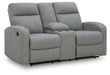 Gauntlet - Sterling - Double Recline Loveseat With Console - Simple Home Plus