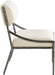 Bastille - Upholstered Dining Side Chair (Set of 2) - Silver Frame - Simple Home Plus