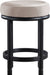 Monette - Counter Stool With Black Base - Simple Home Plus