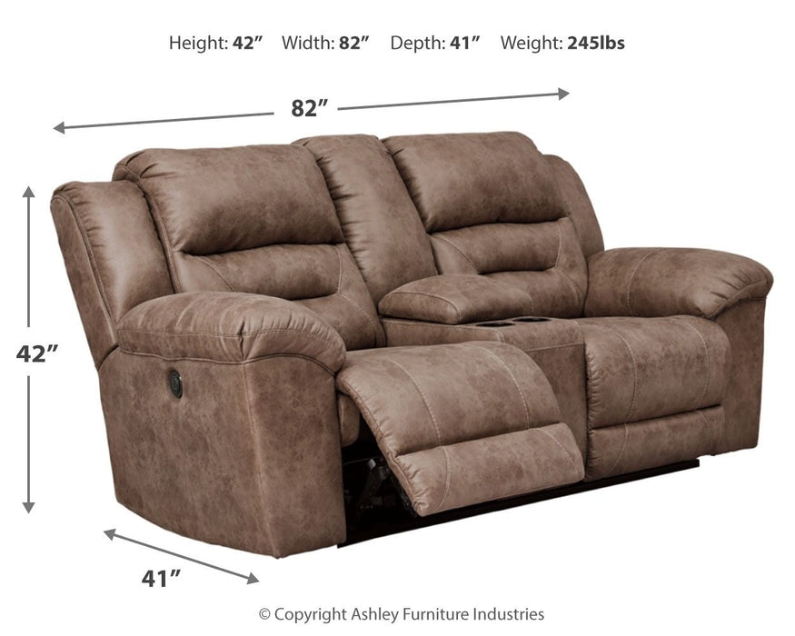 Stoneland - Power Reclining Loveseat - Simple Home Plus