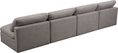 Plush - Modular Armless 4 Seat Sofa - Simple Home Plus
