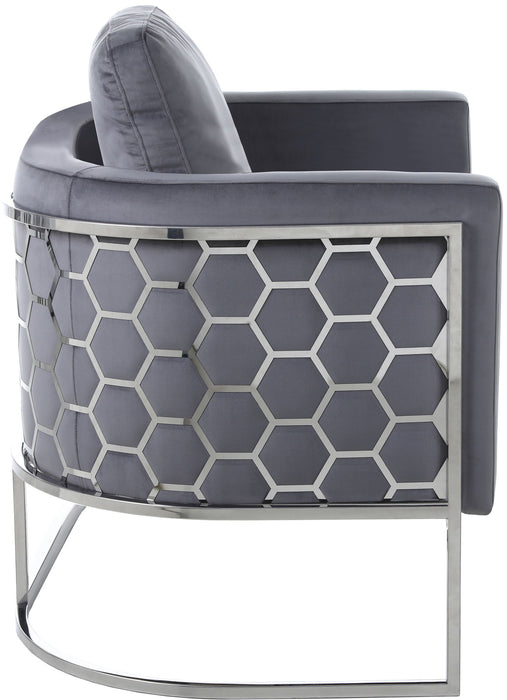 Casa - Loveseat with Chrome Legs - Simple Home Plus