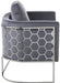 Casa - Loveseat with Chrome Legs - Simple Home Plus
