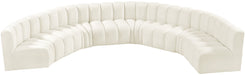Arc - Velvet 8 Piece U-Shaped Modular Sofa - Simple Home Plus
