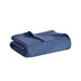 Freshspun Basketweave - Twin Blanket - Navy - Simple Home Plus