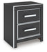 Zuraleus - Two Drawer Night Stand - Simple Home Plus