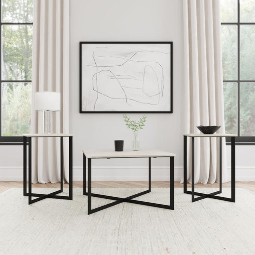 Tobin - Marble Top Coffee And End Table Set - Simple Home Plus