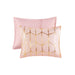 Raina - Brushed Microfiber Printed Comforter Set - Blush / Gold - Simple Home Plus