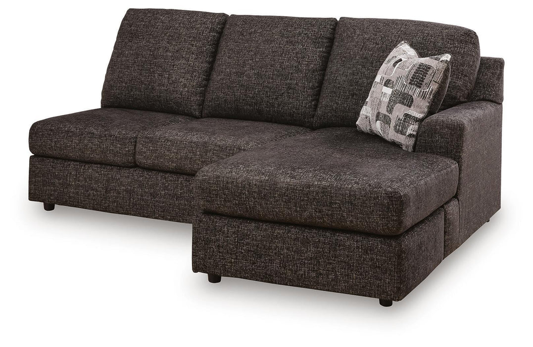 Lentiz - RAF Sofa Chaise - Onyx - Simple Home Plus