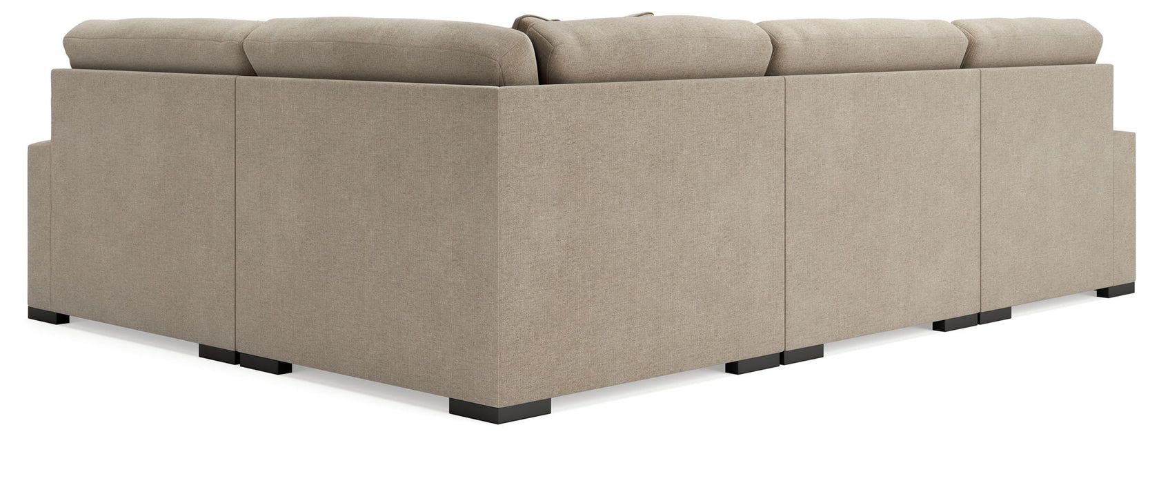Calden - 4-Piece Sectional With LAF Corner Chaise - Oatmeal - Simple Home Plus