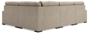 Calden - 4-Piece Sectional With LAF Corner Chaise - Oatmeal - Simple Home Plus