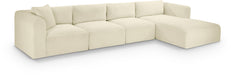 Shaggy - 4 Piece Modular Sectional - Simple Home Plus