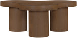 Cove - Oak Veneer And Solid Wood Coffee Table - Simple Home Plus