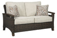 Paradise Trail - Medium Brown - Loveseat w/Cushion - Simple Home Plus