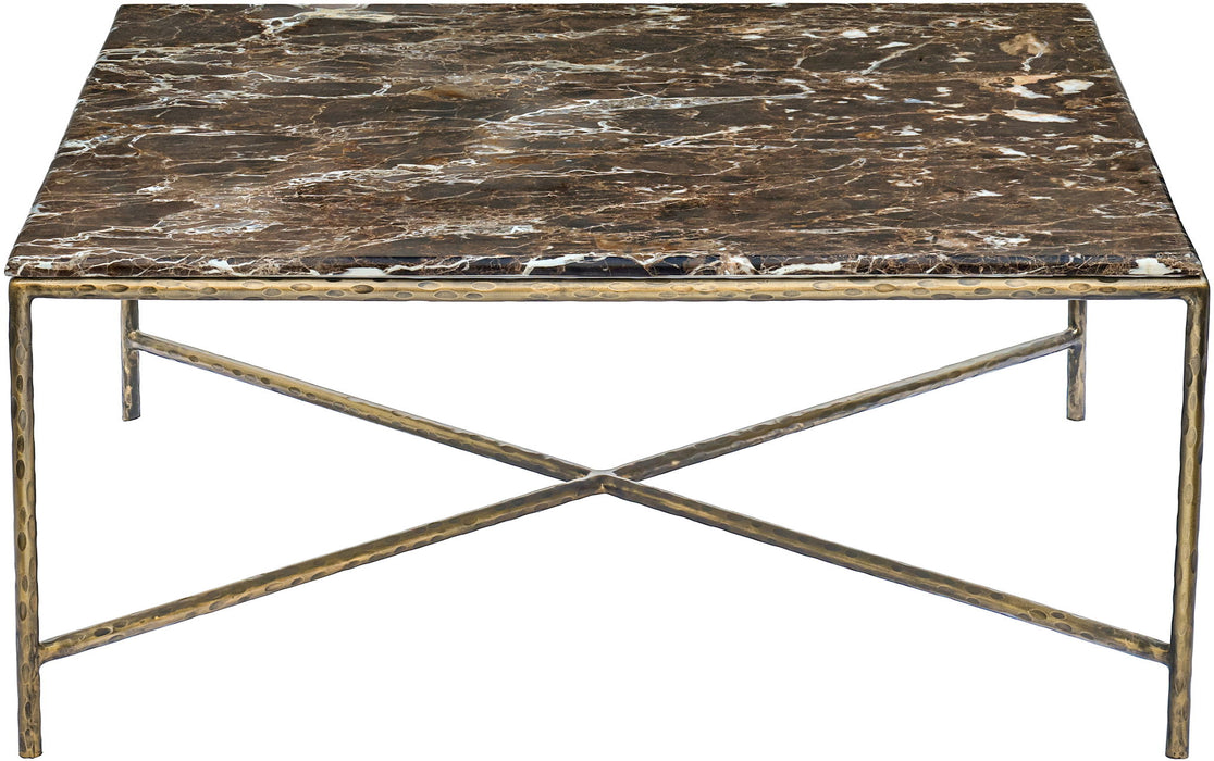 Valen - Marble And Iron Table - Simple Home Plus