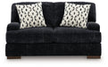 Whitmore Manor - Loveseat - Black Pearl - Simple Home Plus