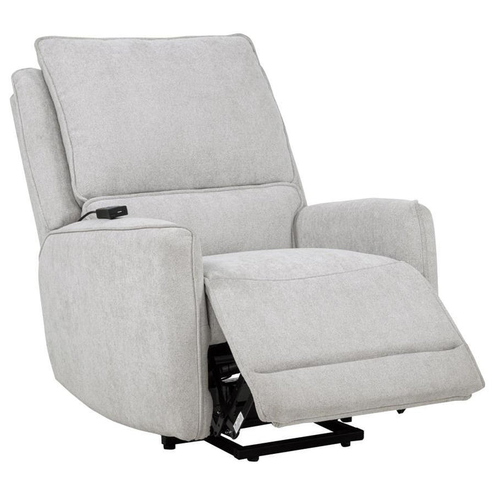 Sylmar - Chenille Upholstered Power Recliner - Simple Home Plus