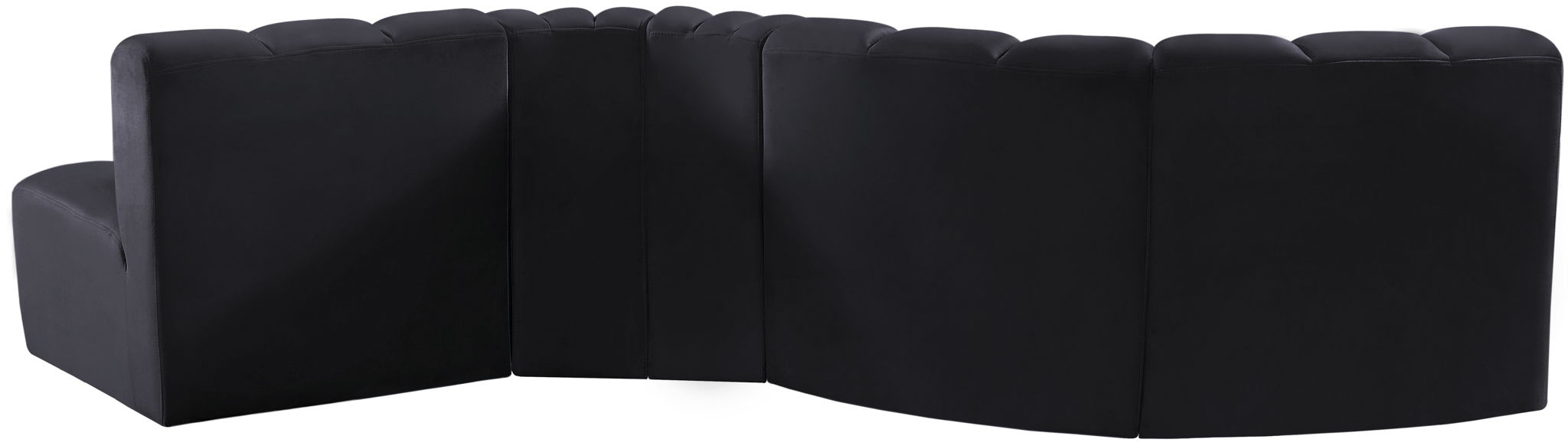Arc - Velvet 5 Piece Modular Sofa - Simple Home Plus