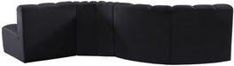 Arc - Velvet 5 Piece Modular Sofa - Simple Home Plus