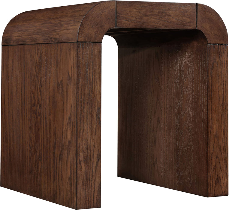 Toulon - Oak Veneer End Table - Simple Home Plus