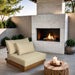 Mirella - Water Resistant Fabric Upholstered Outdoor Patio Modular Armless Chair - Simple Home Plus