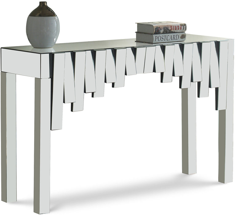 Kylie - Console Table - Pearl Silver - Simple Home Plus