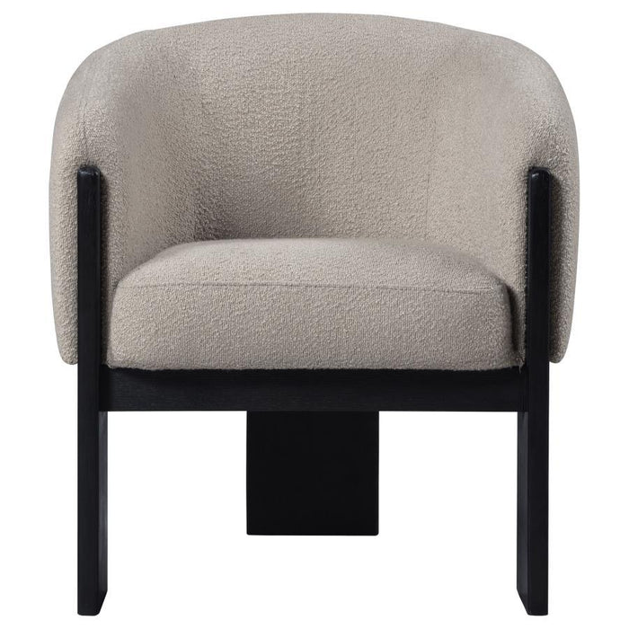 Valdez - Boucle Upholstered Barrel Back Accent Chair - Simple Home Plus