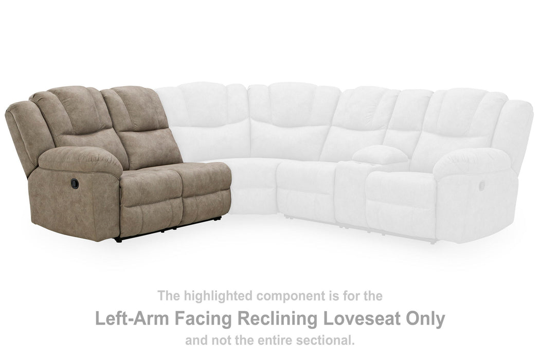 Pearce-Pike - LAF Reclining Loveseat - Birch - Simple Home Plus
