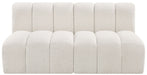 Arc - Boucle Fabric 2 Seats Modular Sofa - Simple Home Plus