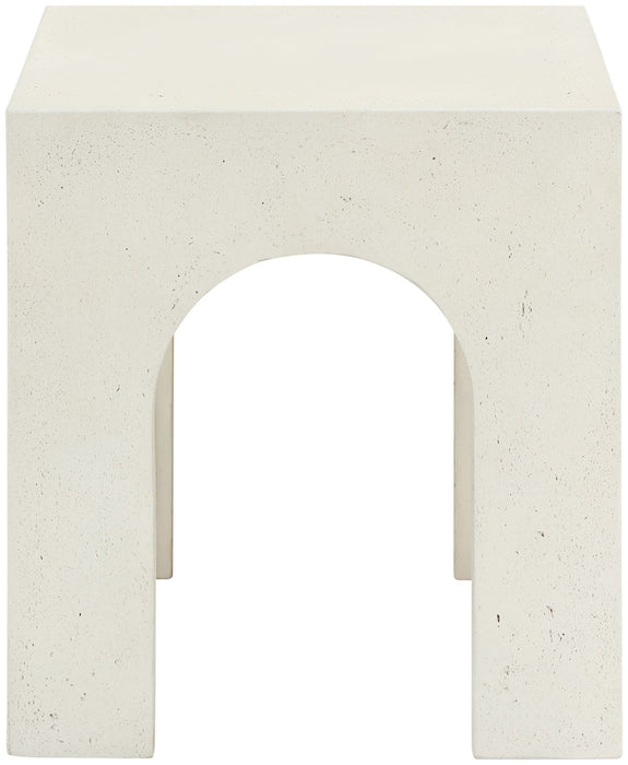 Renza - Concrete And Fiberglass Indoor / Outdoor Table - Simple Home Plus