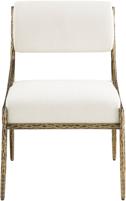 Bastille - Upholstered Dining Side Chair (Set of 2) - Brass Frame - Simple Home Plus