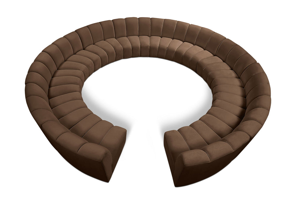 Infinity - 12 Piece Velvet Modular Sectional - Simple Home Plus